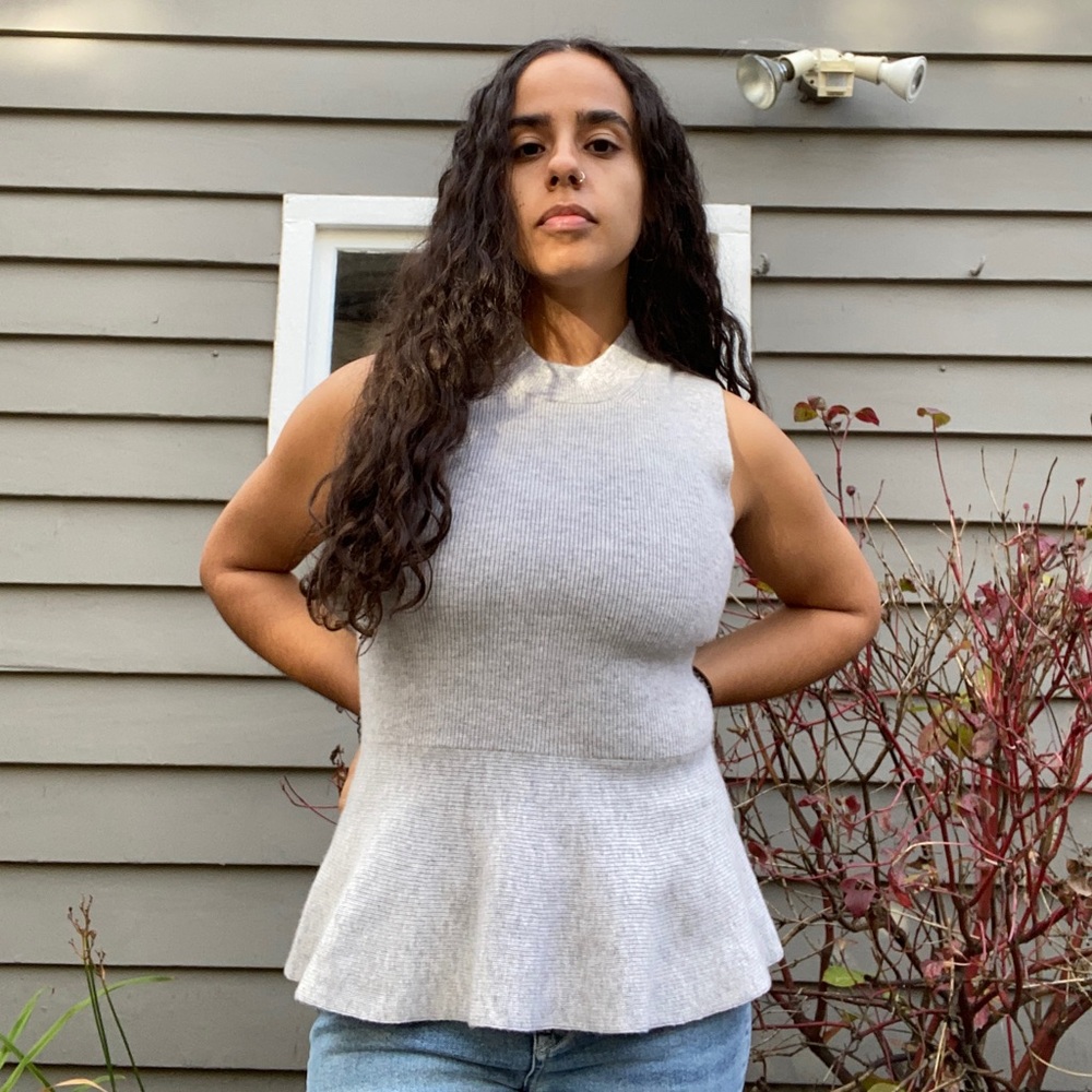 Veronica Beard - Noor Cashmere Grey Turtleneck